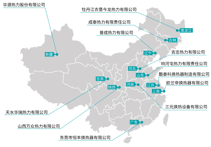 米科智能热网系统全球布局